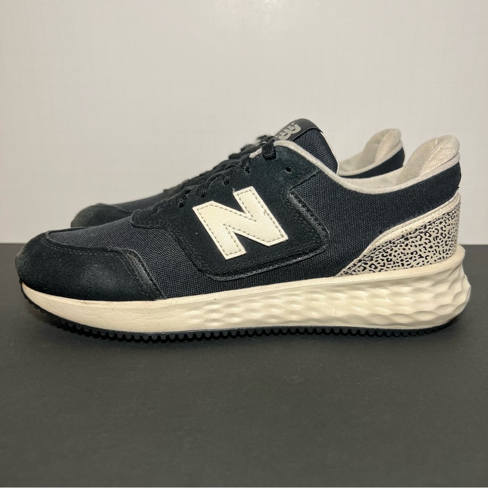 Womens NEW BALANCE X-70 Black Athletic Shoes / Size 8 - Picture 3 of 9